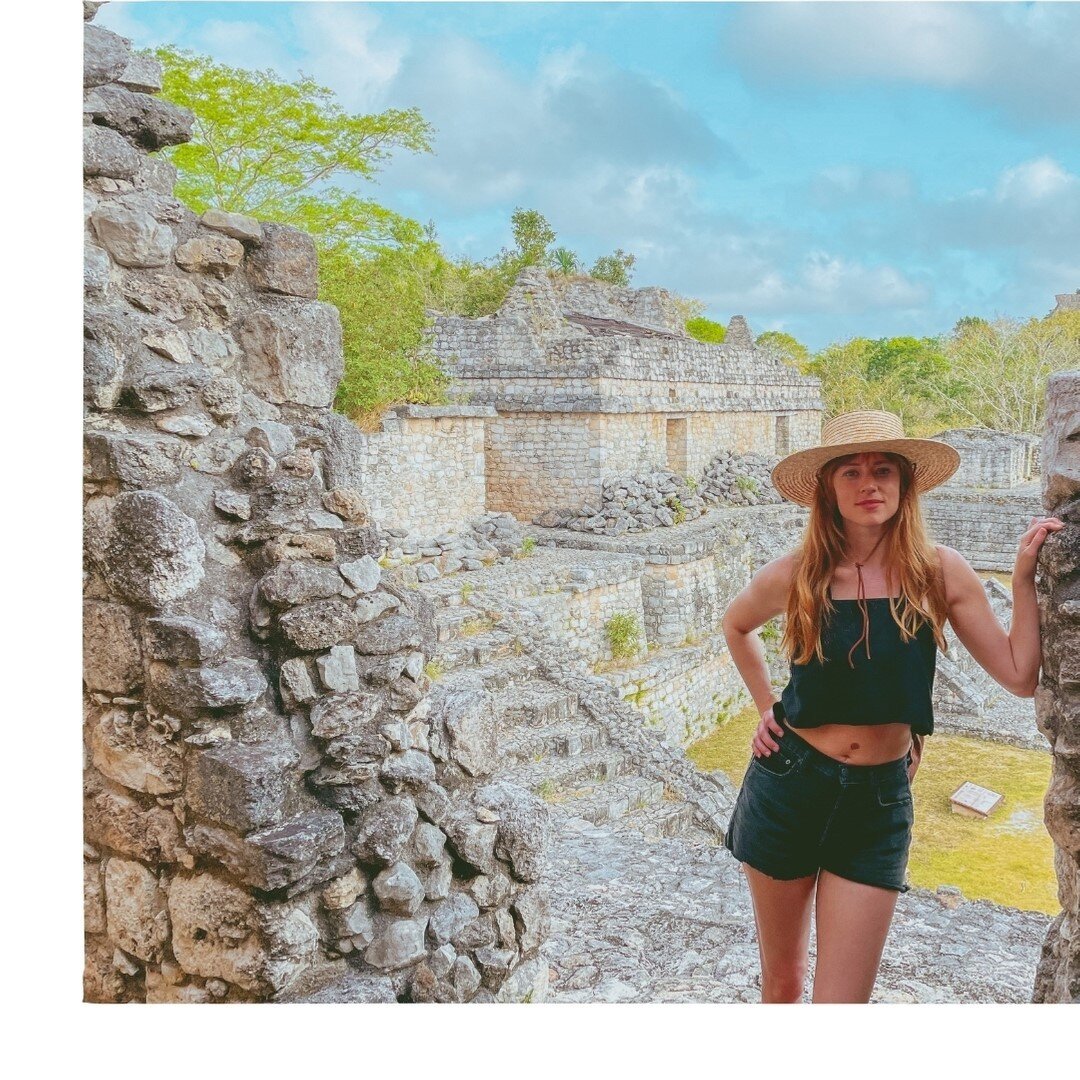 Clothing tips for the Maya Riviera:⠀⠀⠀⠀⠀⠀⠀⠀⠀
⠀⠀⠀⠀⠀⠀⠀⠀⠀
Loose linen. Straw hat. Sunglasses. 100 SPF. Bug bazooka. Peppermint spray. Portable shade. Handkerchief for sweat. Water shoe sneakers. Backpack.