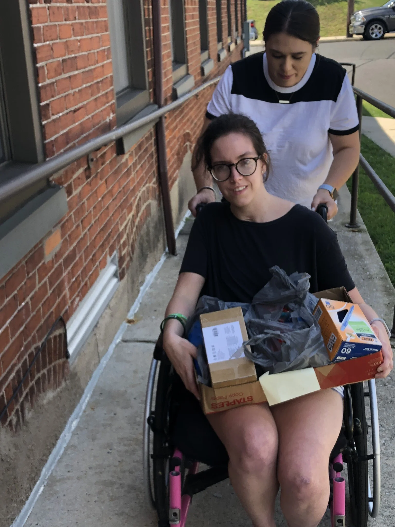 Success Rehabilitation donating school supplies to The Open Link in August, 2019.