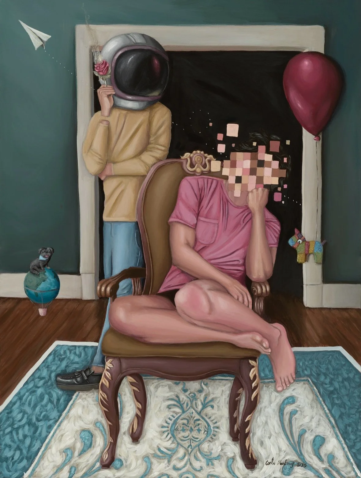 Missed Signals 2025 
This painting changed me. I felt something inside me shift as I worked on it ✨