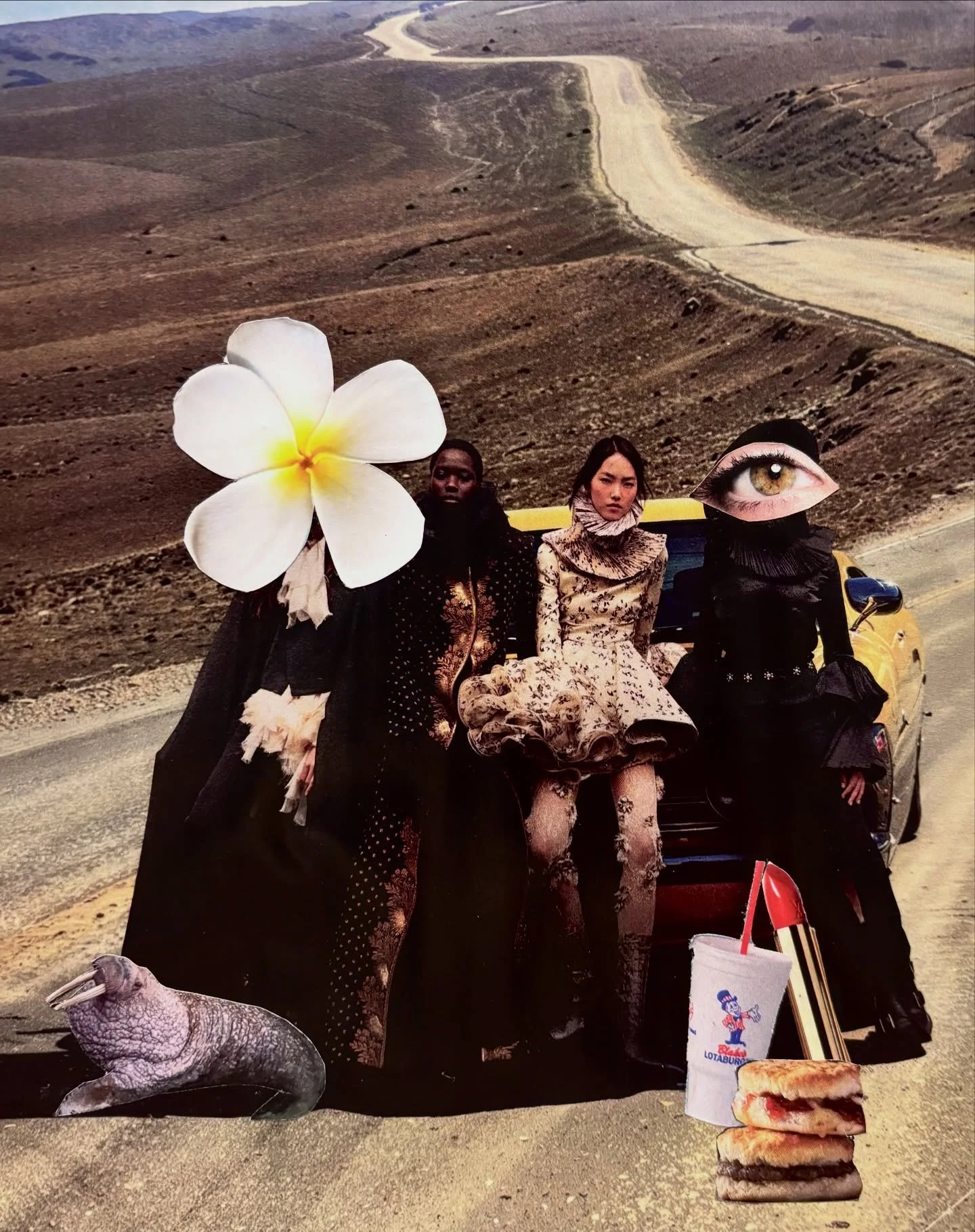 Do You Need A Ride? 2025. I made this collage late last year and it&rsquo;s one of my absolute favorites.