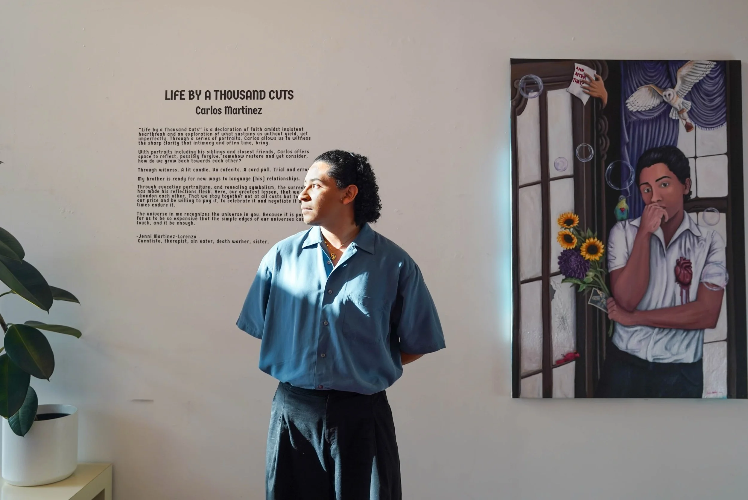 There&rsquo;s no language in existence that can fully describe how I&rsquo;m feeling in this moment, but I&rsquo;m going to try. Thank you to everyone who came to the opening of my exhibition &ldquo;Life by a Thousand Cuts&rdquo;.

This series of por