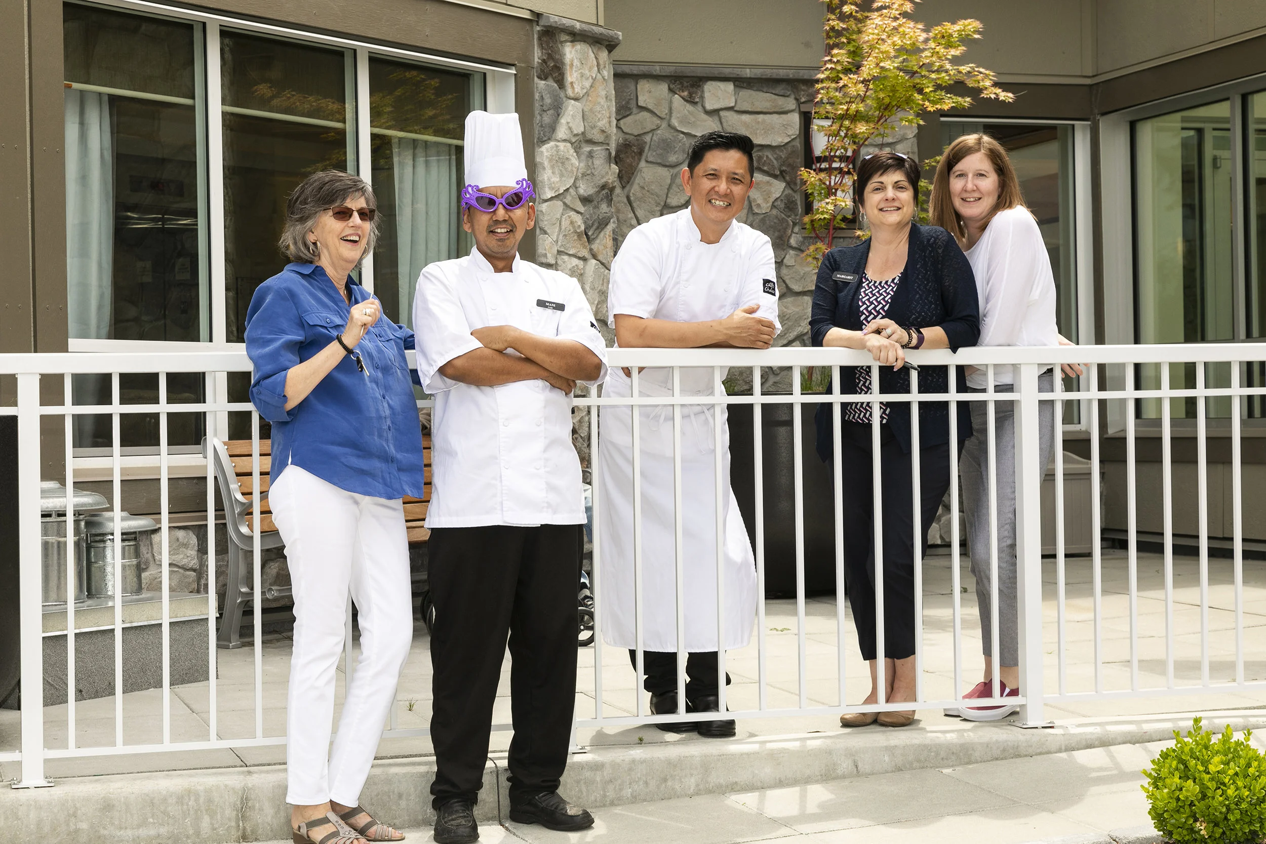A handful of our wonderful staff