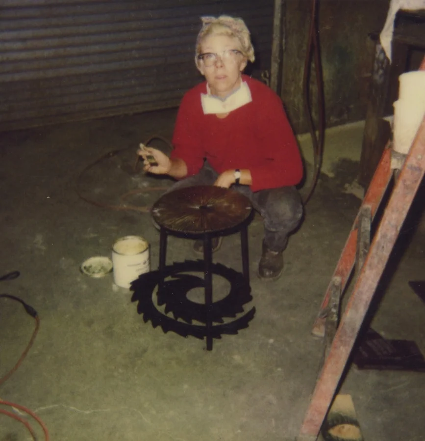 Patina work at Johnson Atelier