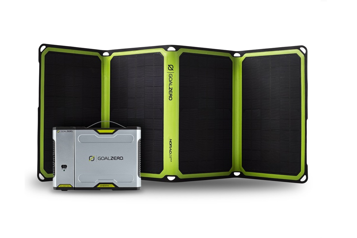 Goal Zero Sherpa 100 Power Bank + 28 Nomad Plus Solar Kit 4 l Solar Kits l Tiny Life Supply.jpg