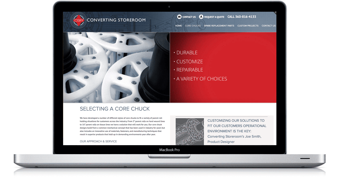 Converting Storeroom Website