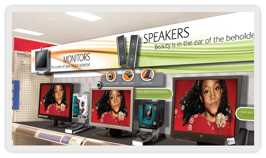 Target aisle re-imagining