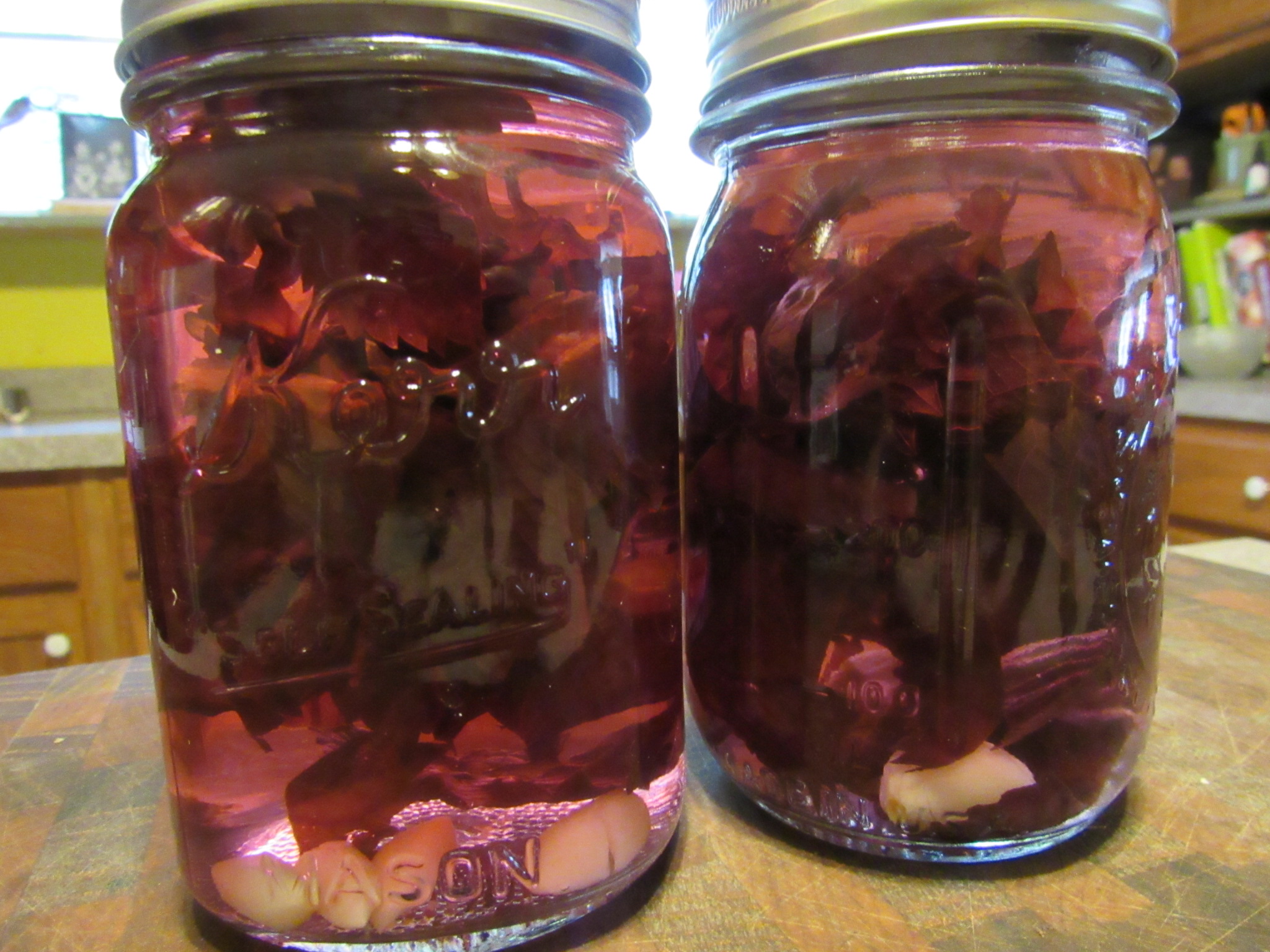 Vinegar ready to sit for 30 days
