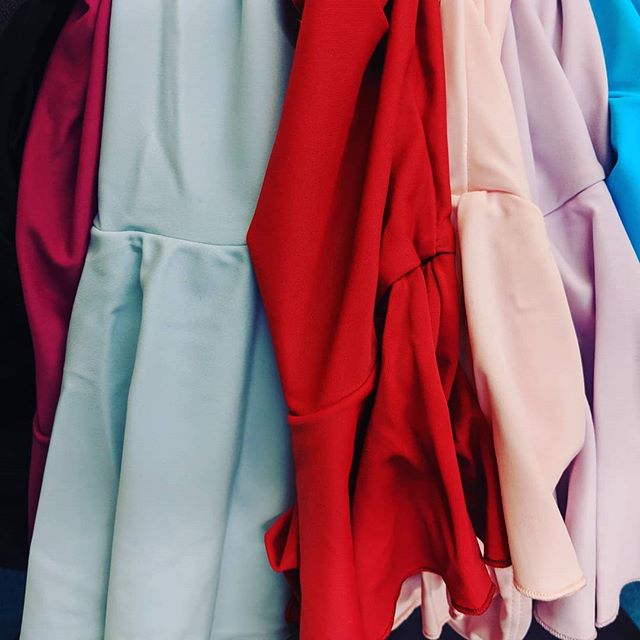 New leotards hitting the racks soon. A color for every day of the week!