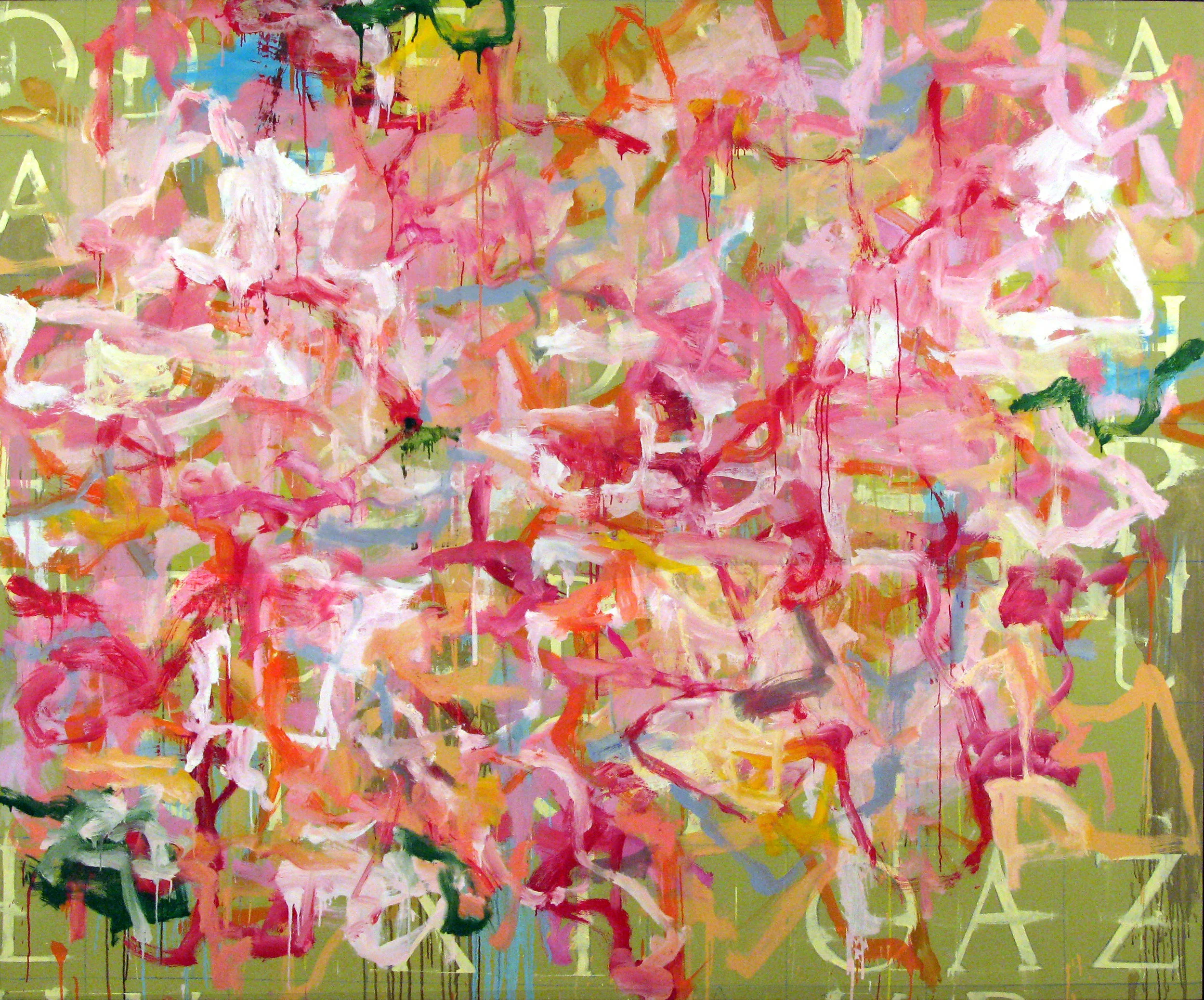 Indian Drum, 2009, oil on canvas,  72x87