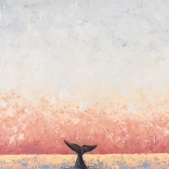 There are only 300-350 North-Atlantic right whales left in the world. 20% of the profits from this painting will go toward the research and preservation of the #northatlanticrightwhale  Oil on particle board, 42x48&rdquo;
.
.
.
.
.
.
.
.
.
.
#oilpain