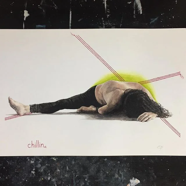 &ldquo;9/27/18&rdquo;, watercolor and embroidery on paper, 15x22&rdquo;
.
.
.
.
.
.
.
.
.
#watercolor #painting #pdxart #art #figuredrawing #embroidery #feministart