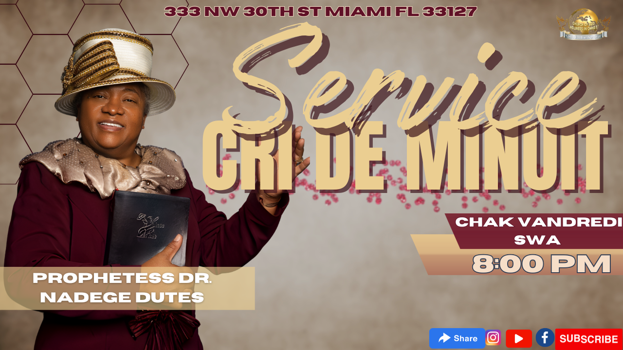Vendredi Cri De Minuit @ 8PM