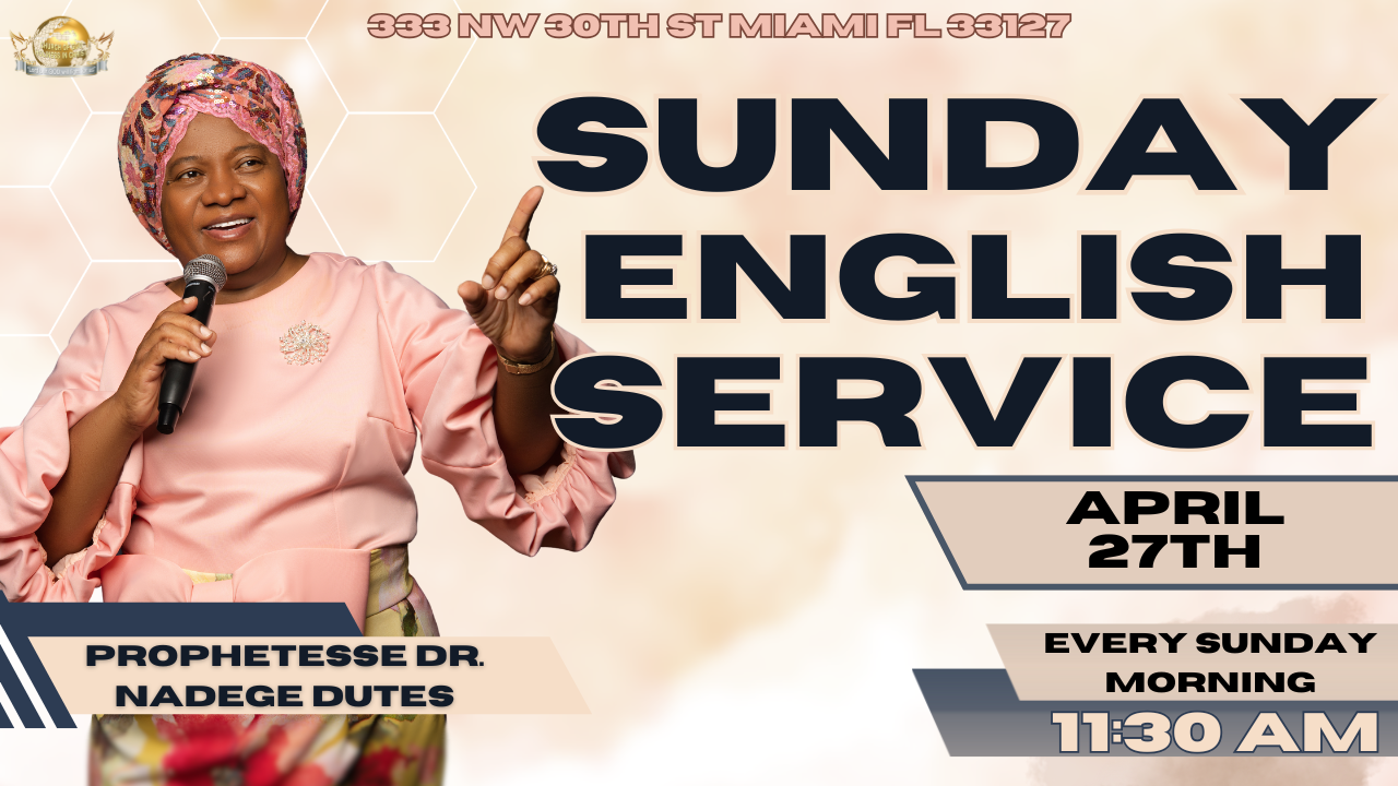 Sunday Morning English Service @ 11:30AM