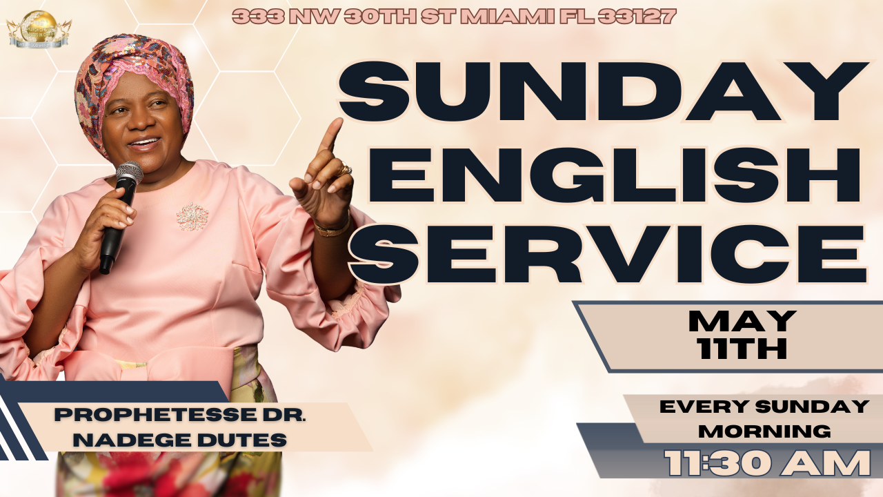 Sunday Morning English Service @ 11:30AM