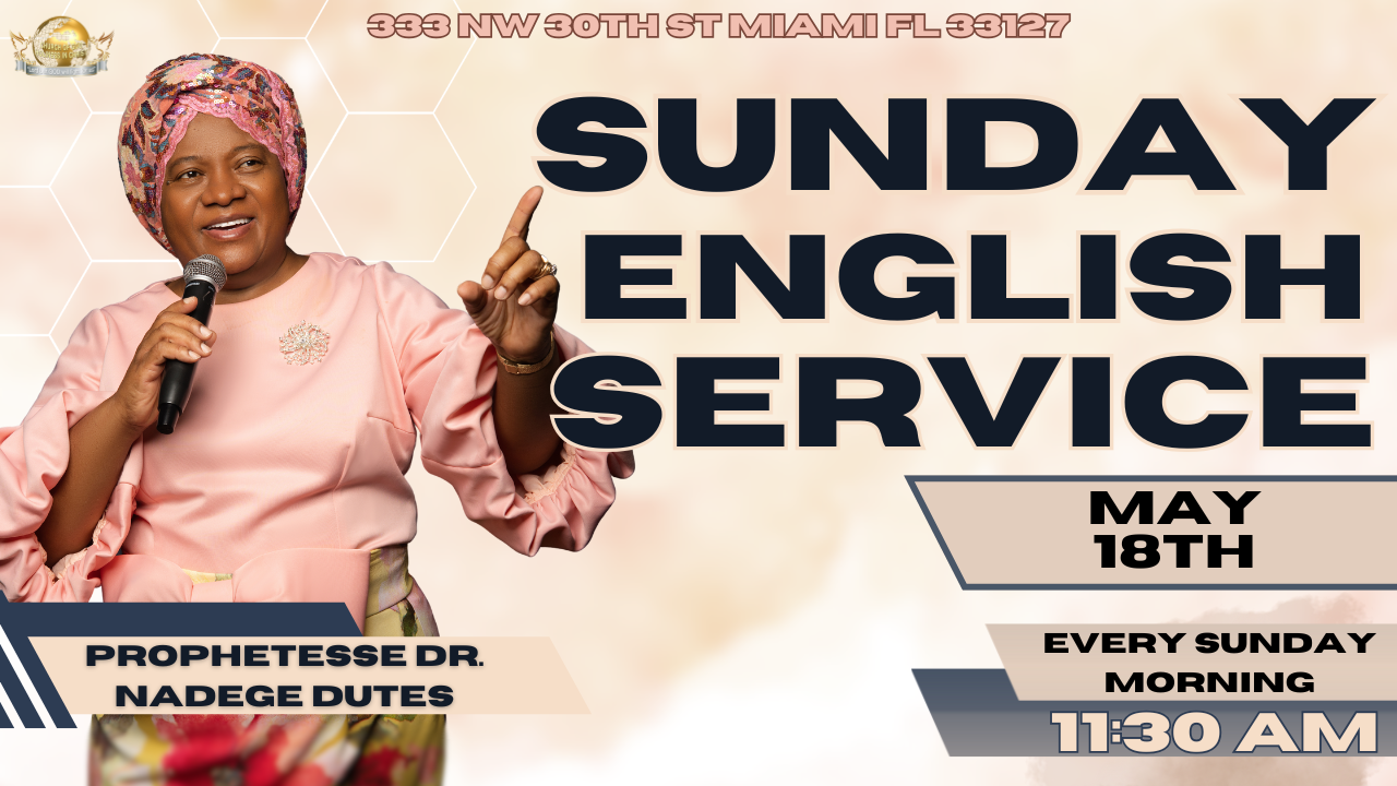 Sunday Morning English Service @ 11:30AM