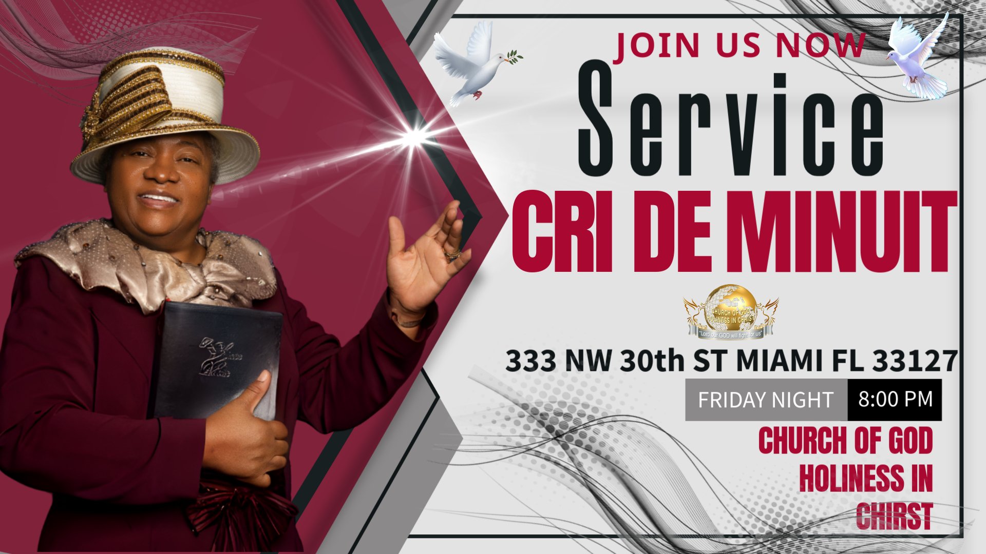 Vendredi Cri De Minuit @ 8PM