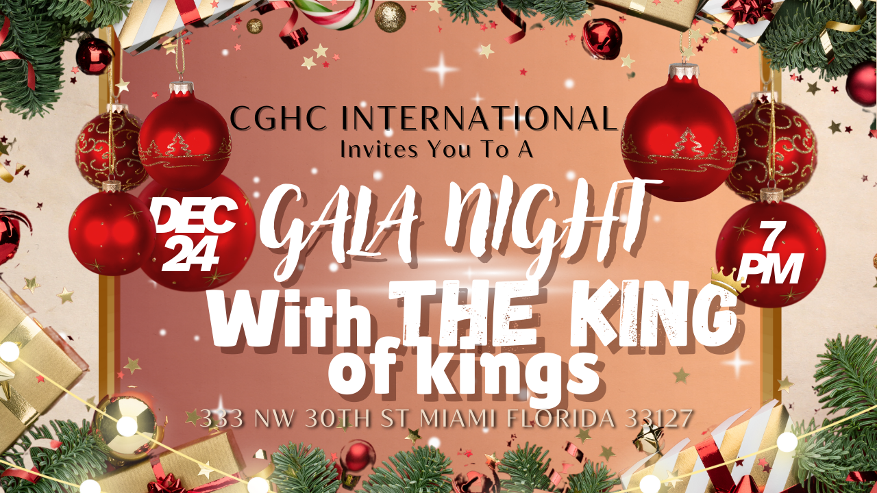 Gala Night With THE KING Of kings @ 7:00PM
