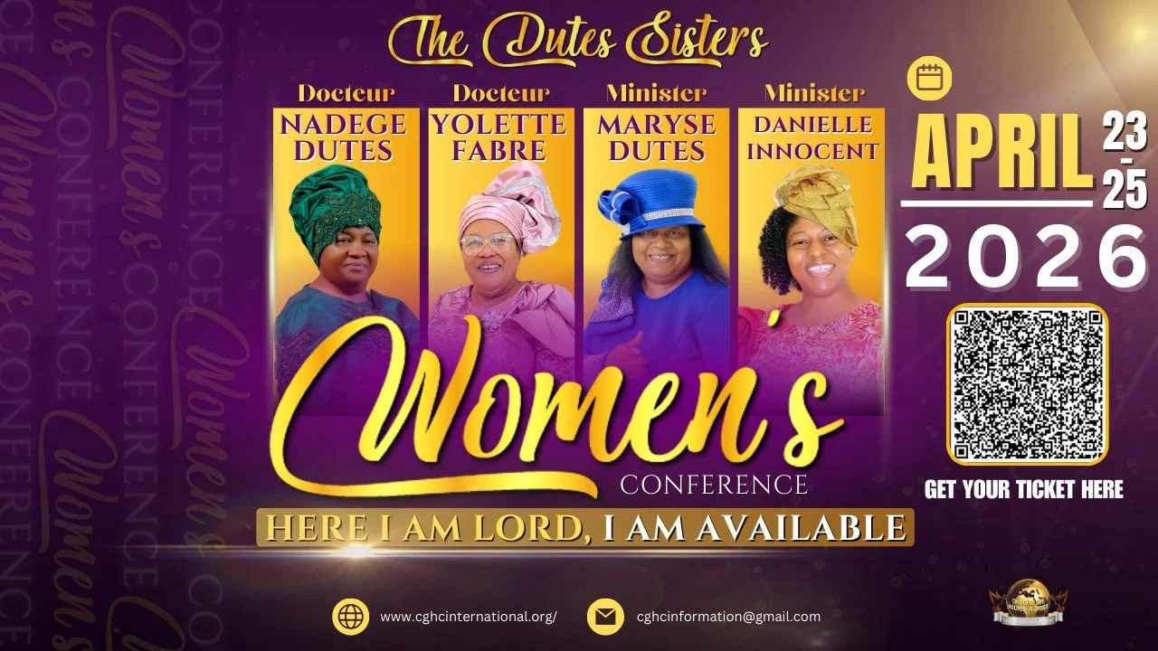 "Here I am Lord, I'm Available!"

Second Annual Called &amp; Chosen Women&rsquo;s Conference 2026
&ldquo;Here I Am, Lord &mdash; I&rsquo;m Available&rdquo;
April 23&ndash;25, 2026

We are honored to invite you to our Second Annual Women&rsq