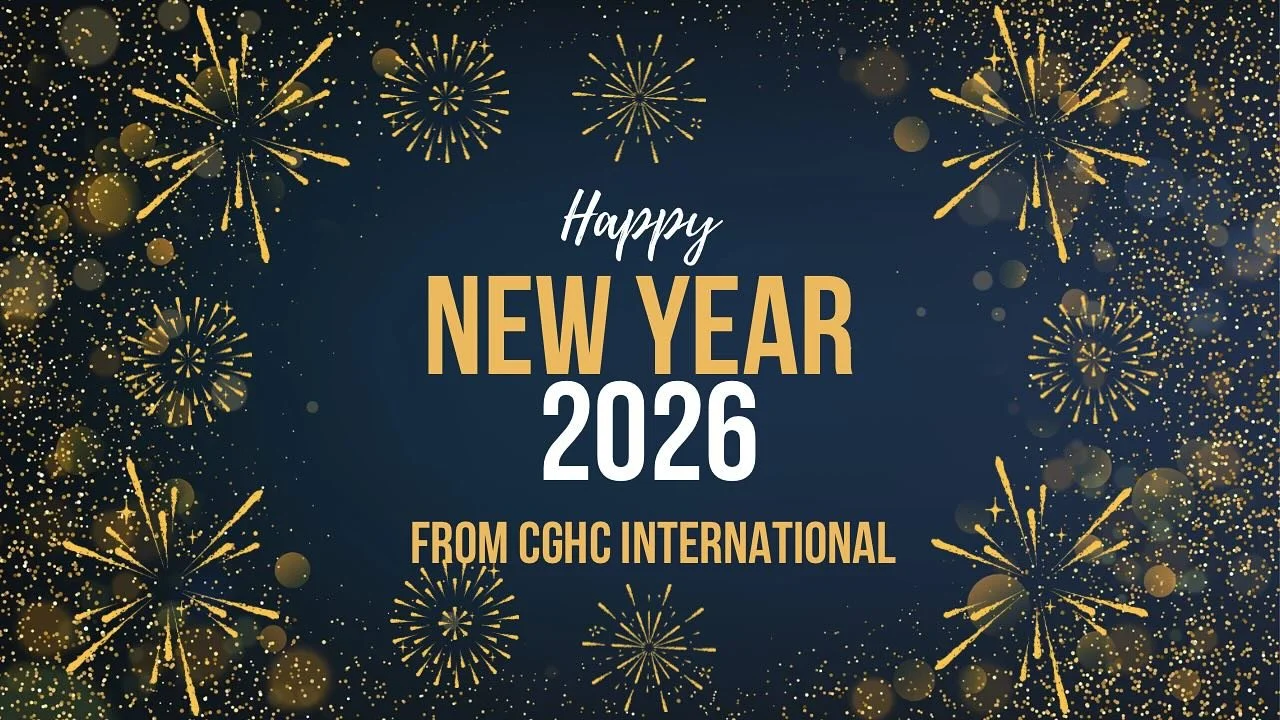 Happy New Year from CGHC International! 🎉
As we welcome the new year, we extend our sincere gratitude for your continued support and partnership. May this year bring new opportunities, growth, and success for us all. Wishing you a joyful, healthy, a