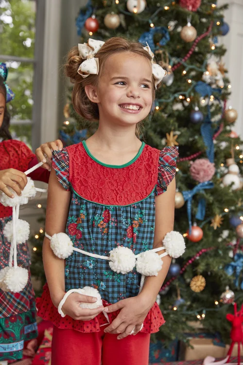 slim fit dress slacks Merry Gingerbread Moments Ruffle Dress 6Y
