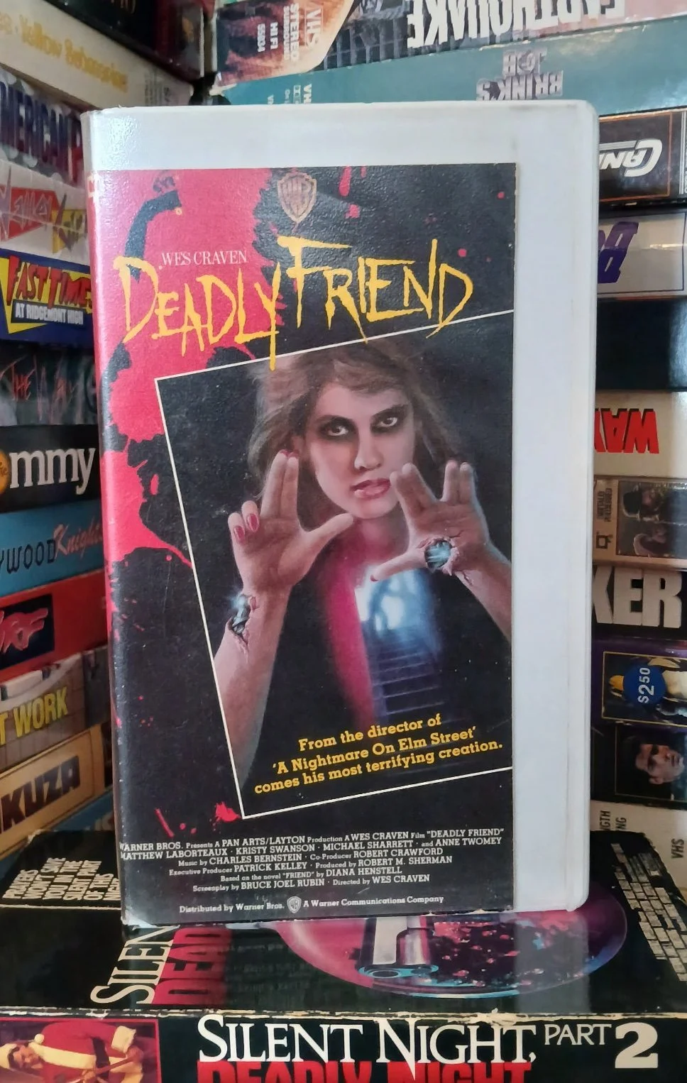 DEADLY FRIEND (1986) dir. by Wes Craven-- VHS Screening! 