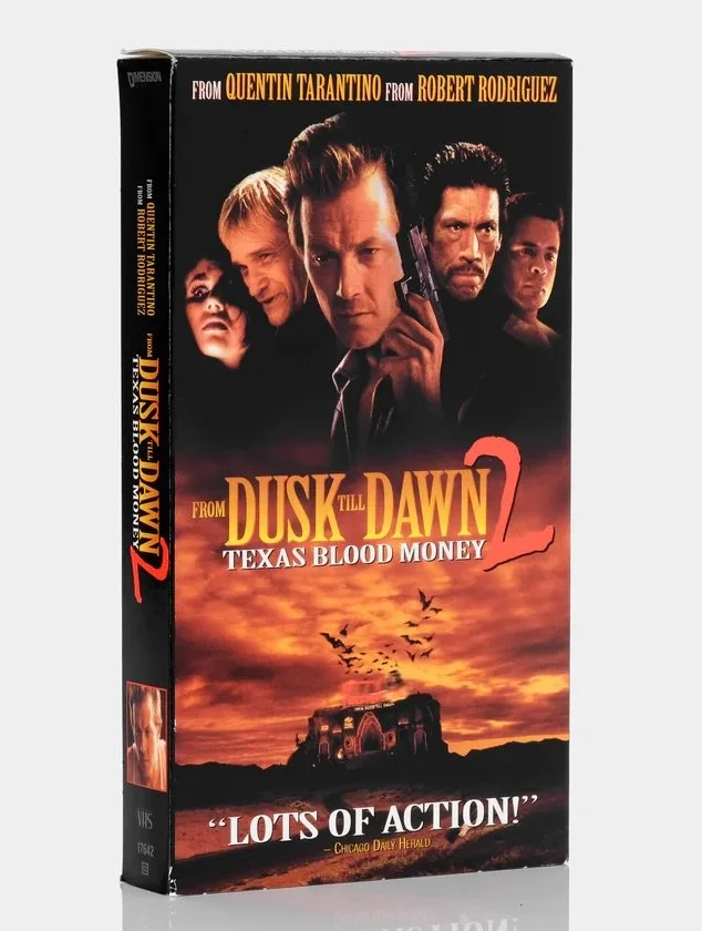 FROM DUSK TILL DAWN 2 (1999) dir. by Scott Spiegel ON VHS! Live Q&amp;A!