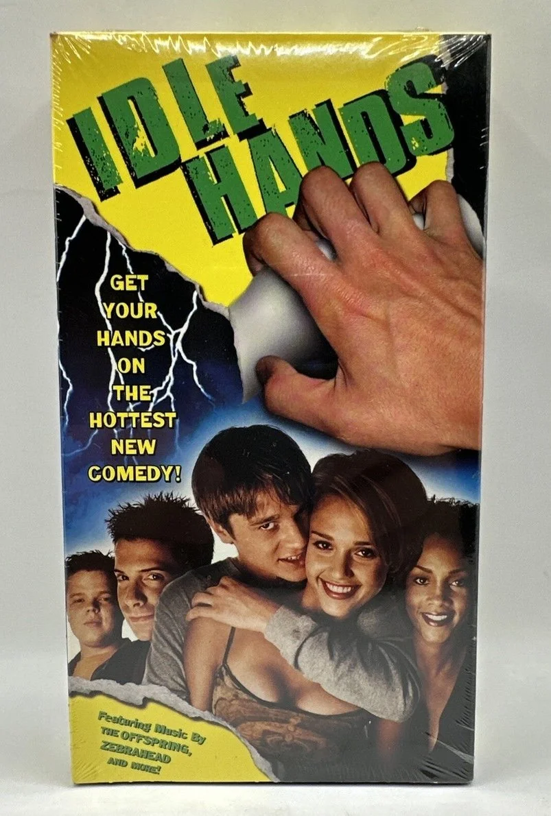 IDLE HANDS (1999) ON VHS! dir. by Rodman Flender!