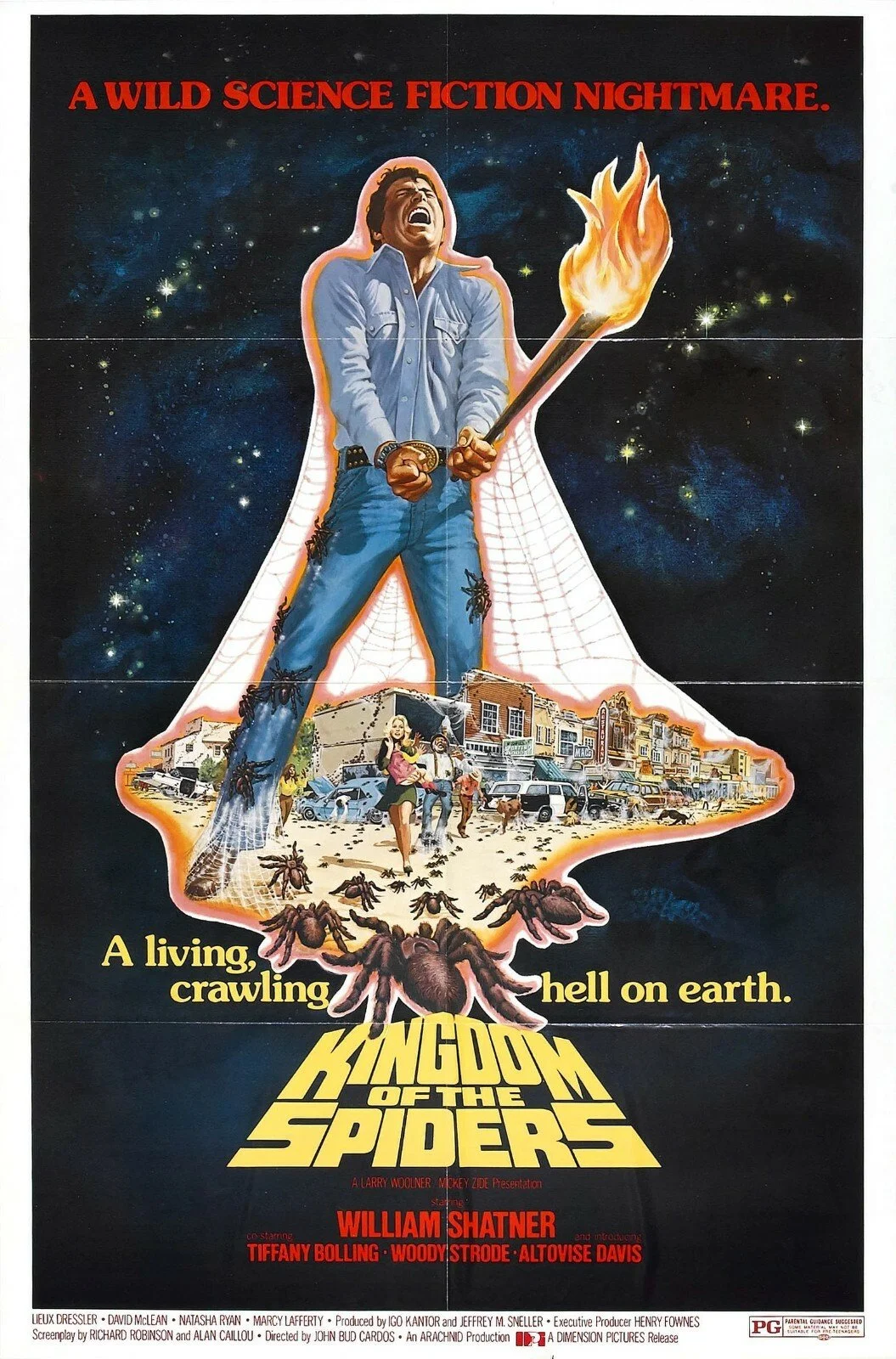 KINGDOM OF THE SPIDERS (1977) ON 16mm! dir. by John "Bud" Carlos