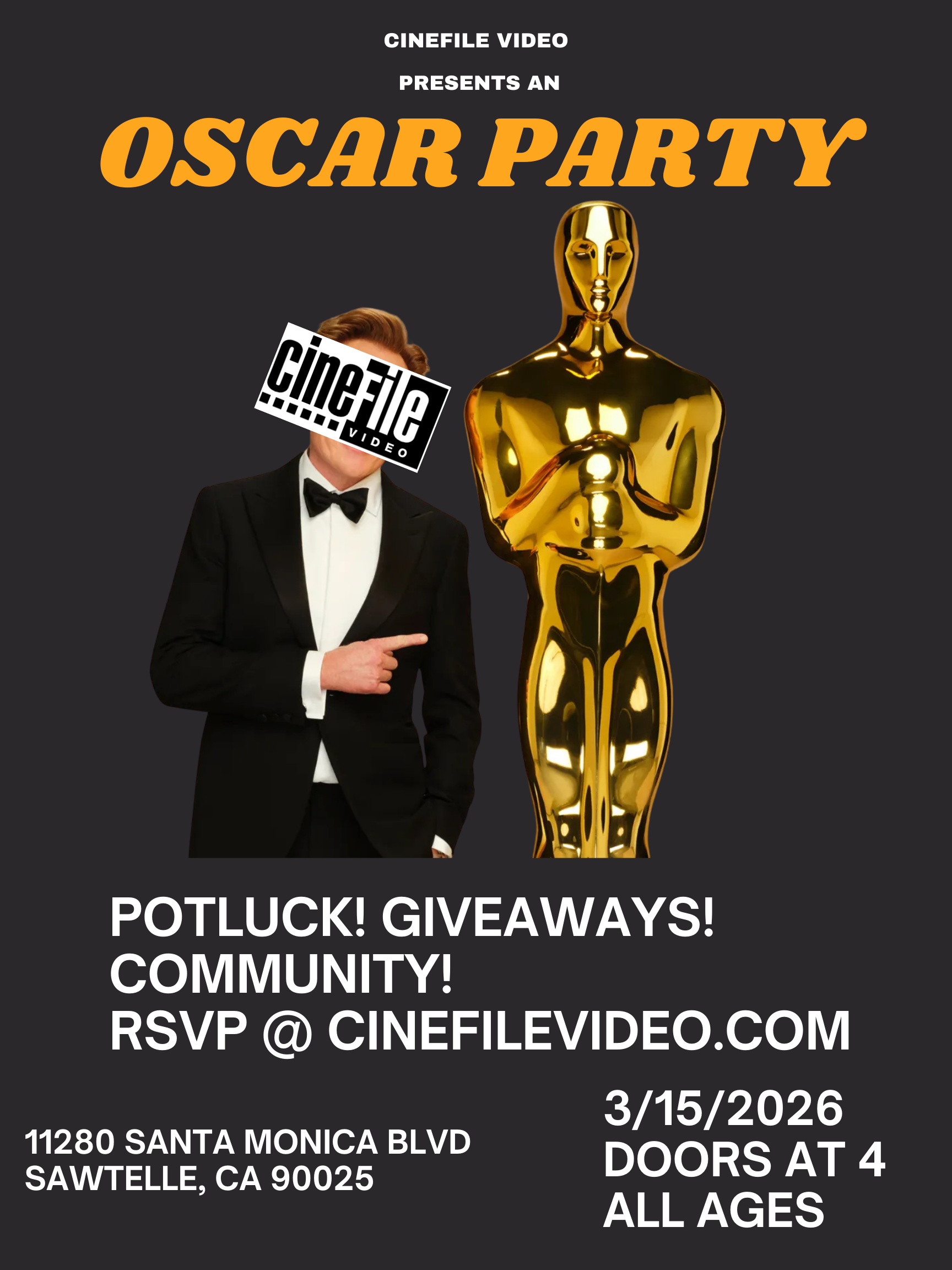 Cinefile Video Presents: Oscar Party!