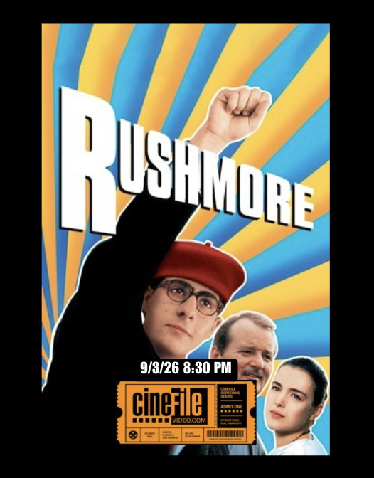 9/3/26 - RUSHMORE (1998) Dir. Wes Anderson 