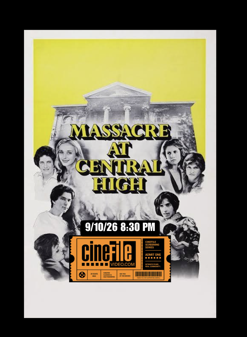 9/10/26 - MASSACRE AT CENTRAL HIGH (1976) Dir. Rene Daalder