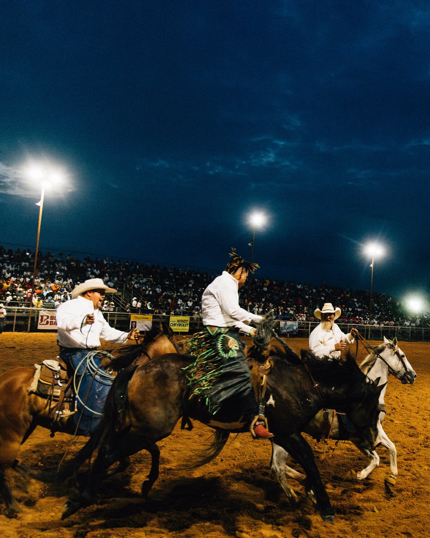 Some photos over the years at the Roy LeBlanc Rodeo in Okmulgee, Oklahoma. A family reunion to end every summer.

The sun and the moon dancing. Family and friends revolving in community. 8 seconds on the clock. No better time and place.

@oklahomacow
