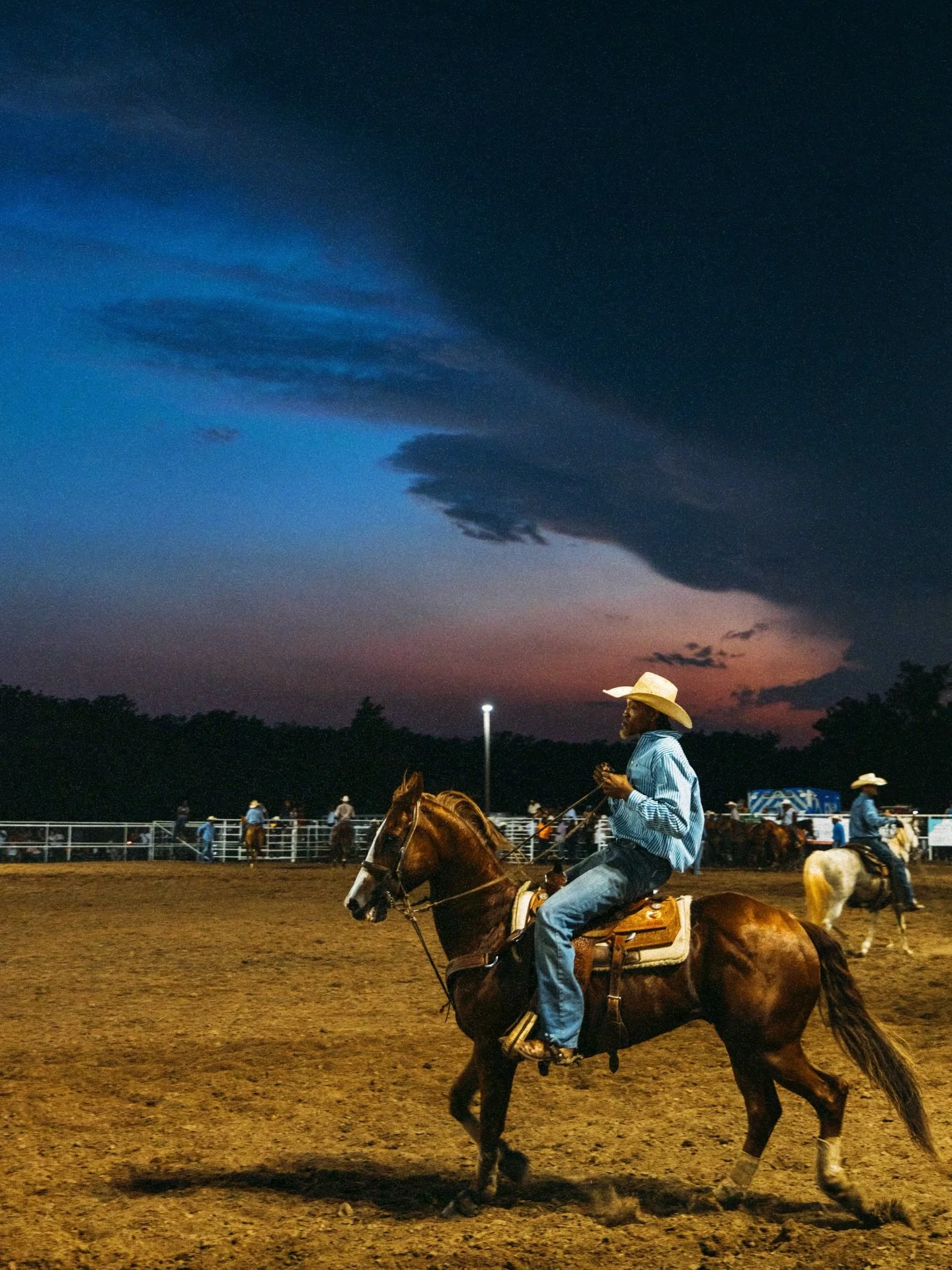 Ain&rsquo;t no place like a Black rodeo in Oklahoma. Archives from @boleyoklahoma over the years with @oklahomacowboys 

On Kodak film scanned &amp; developed by @lastgoodfilmlab ✨