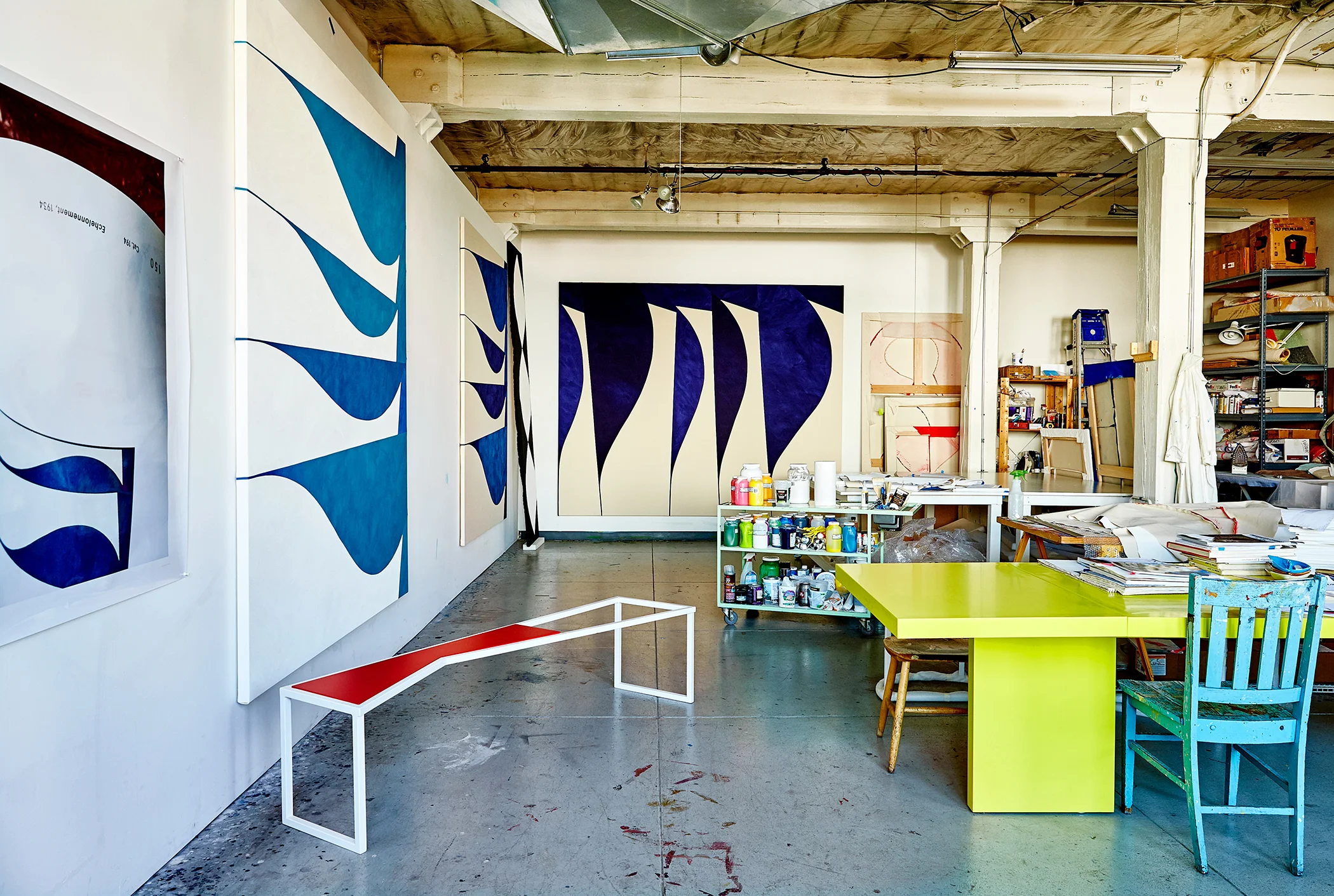 Painter Sarah Crowner for Architectural Digest