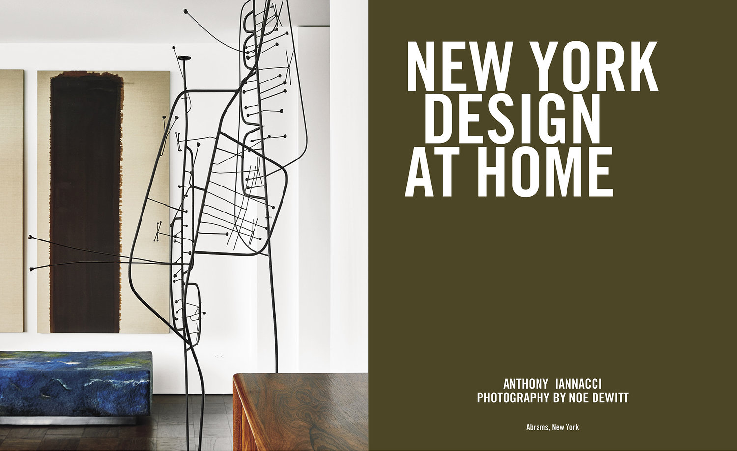 NEW YORK DESIGN AT HOME — Noe DeWitt
