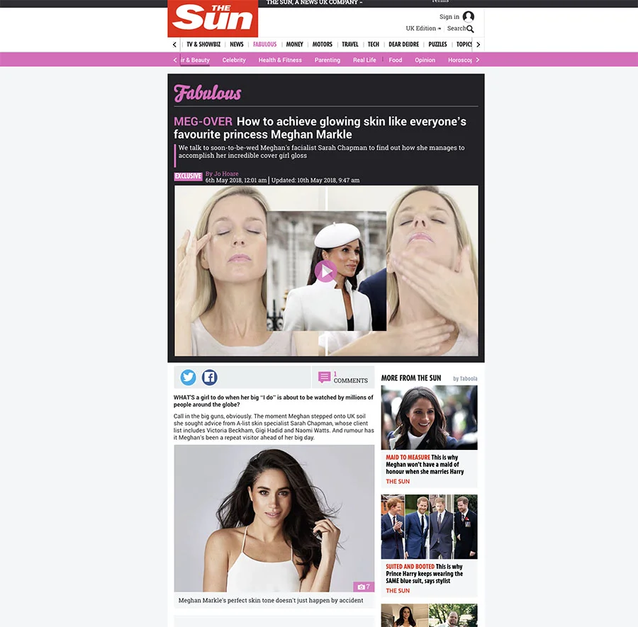 The Sun Meghan Markle
