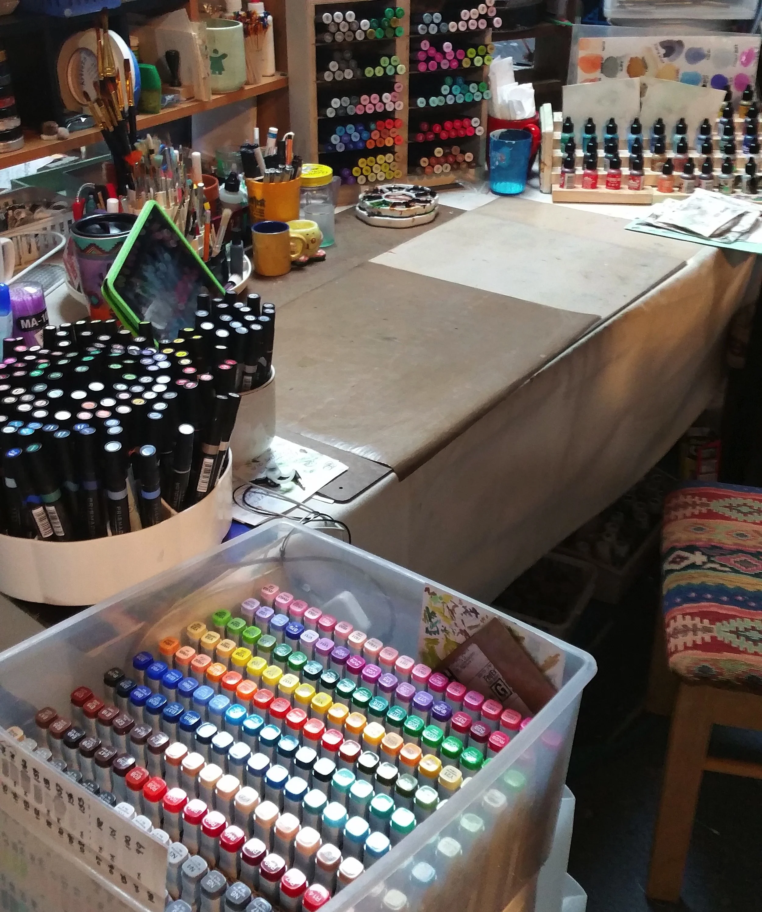 Janie Bow's studio for Inner Spirit Designs