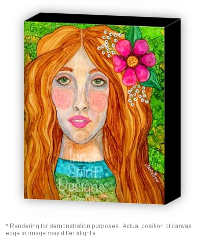 Hippie Girl with black edge Gallery Wrap.jpeg