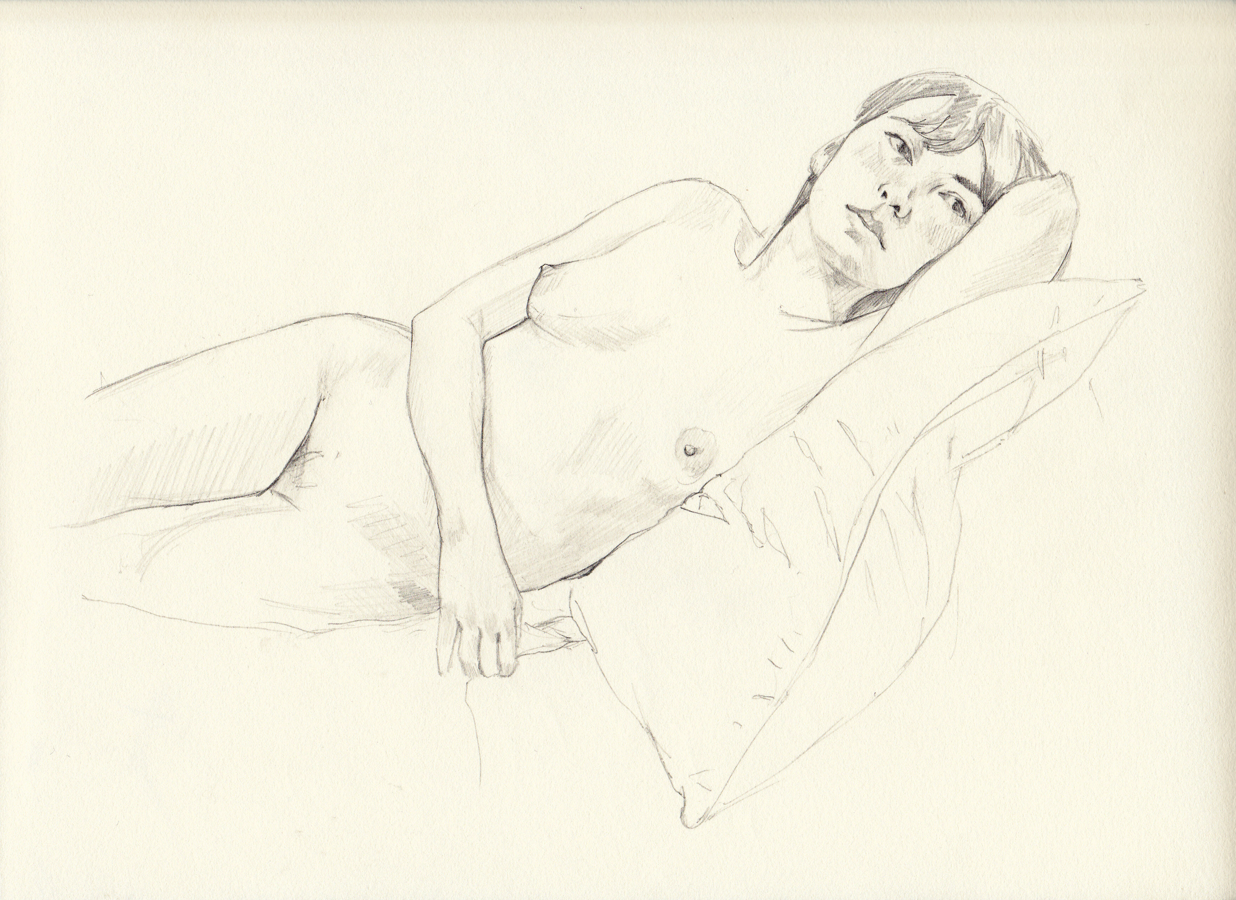 Life drawing - Nico