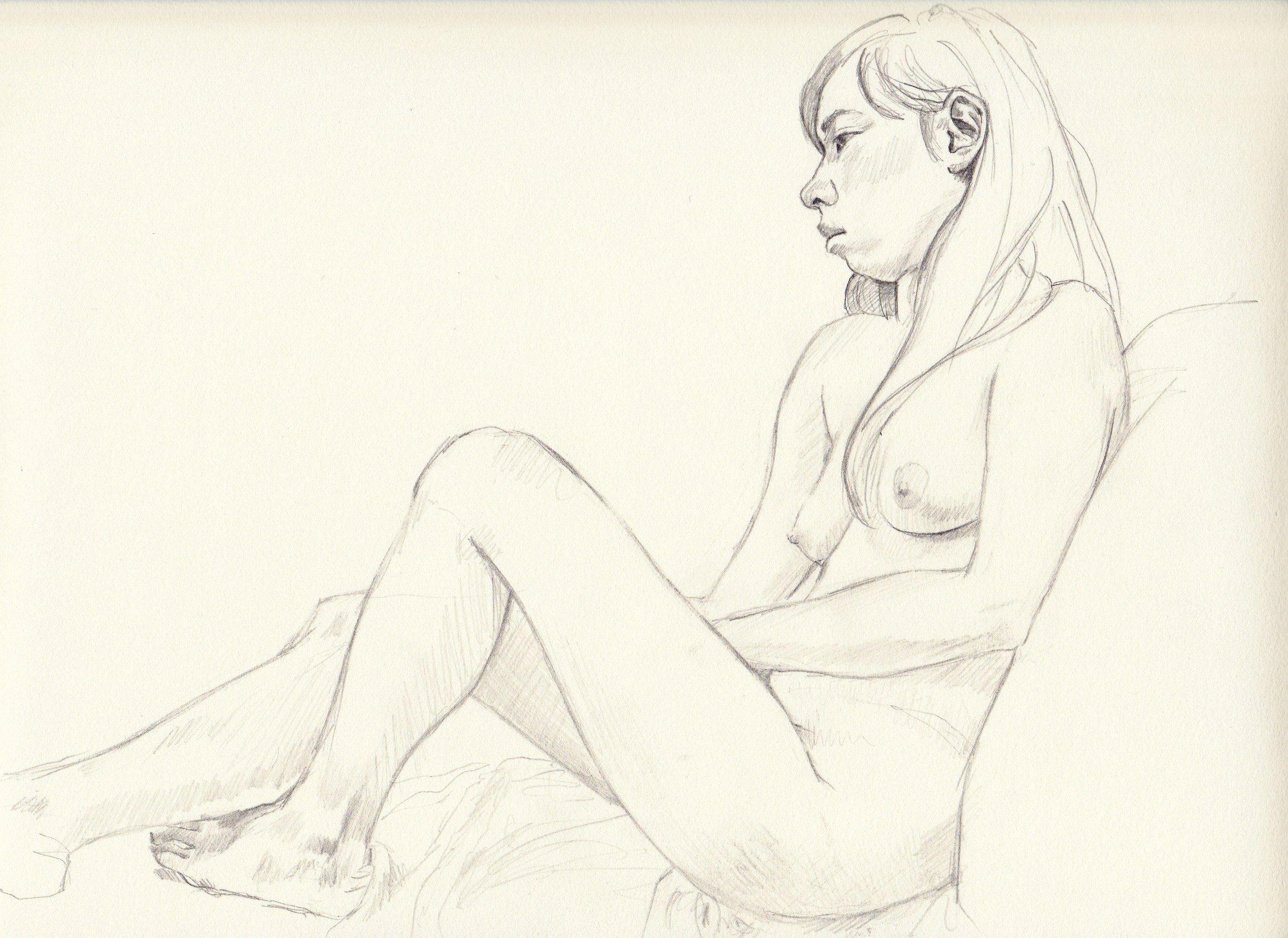 Life drawing - Nico