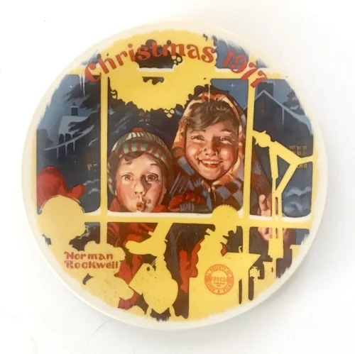 from my Norman Rockwell plate collection