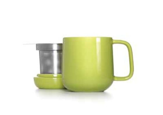 Plump Tea C up with Strainer and Lid