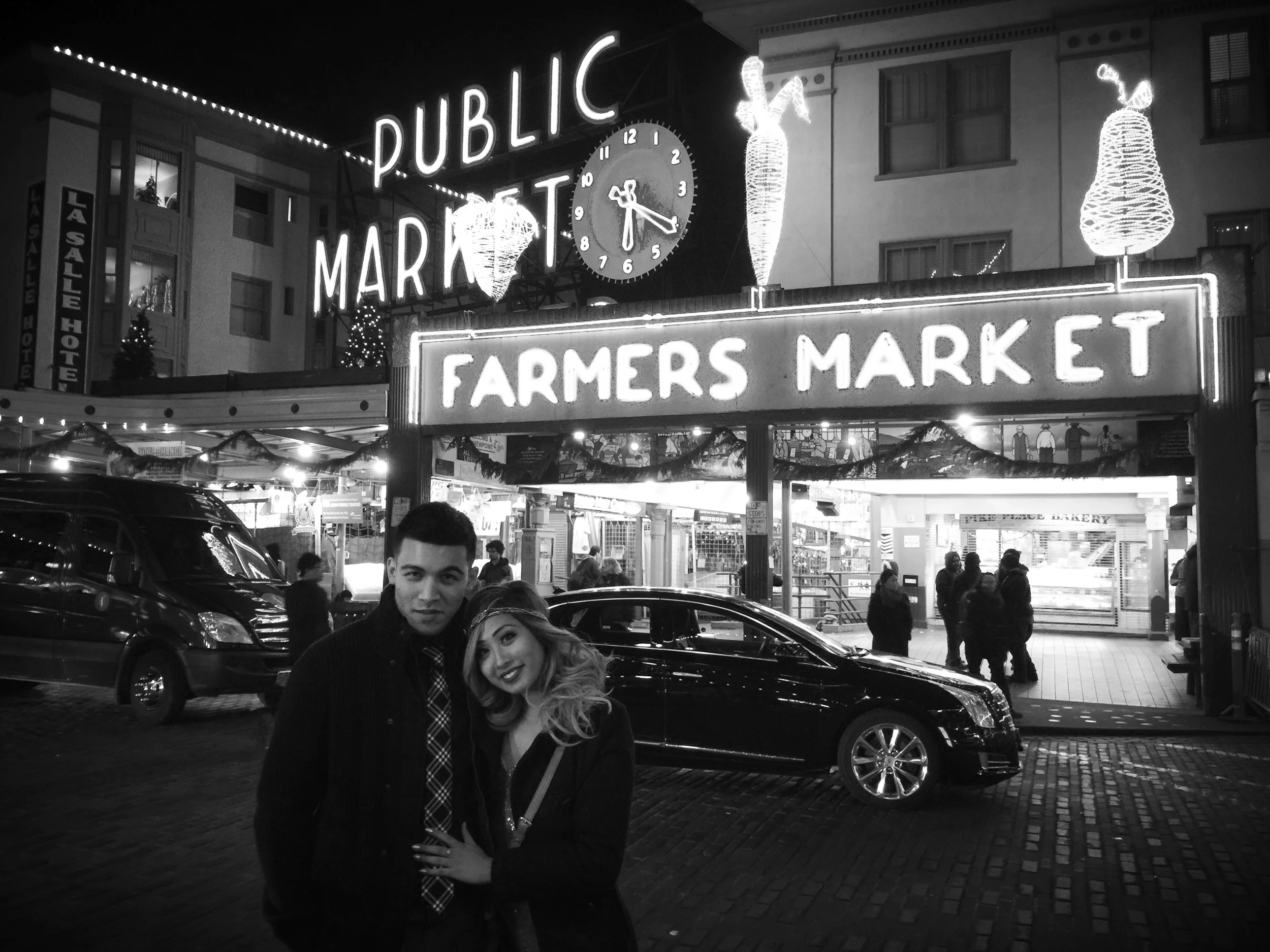 Here is a picture of Devyn and I on our first date. ;) 