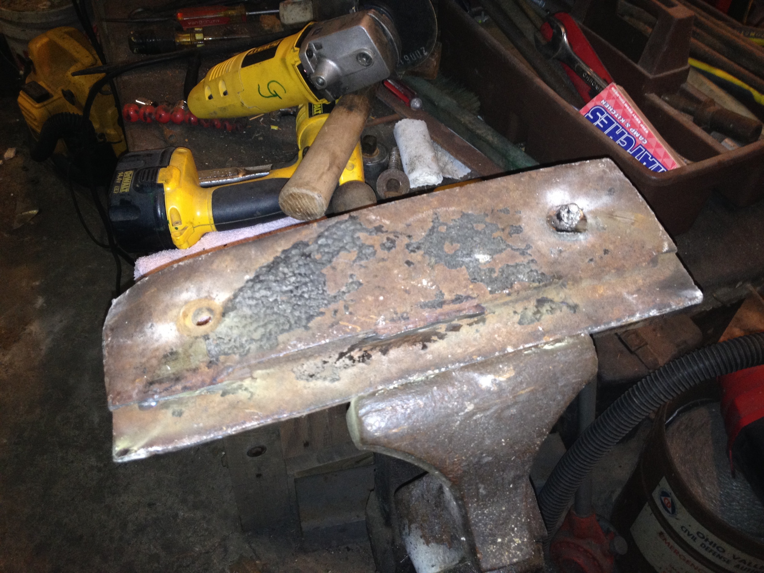 An offending piece of road junk