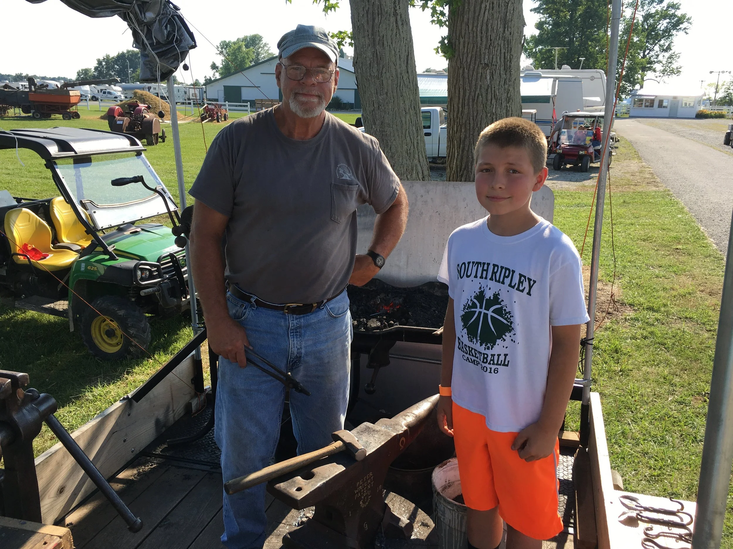 John Cummins and Reece Heffelmire at FARM Show