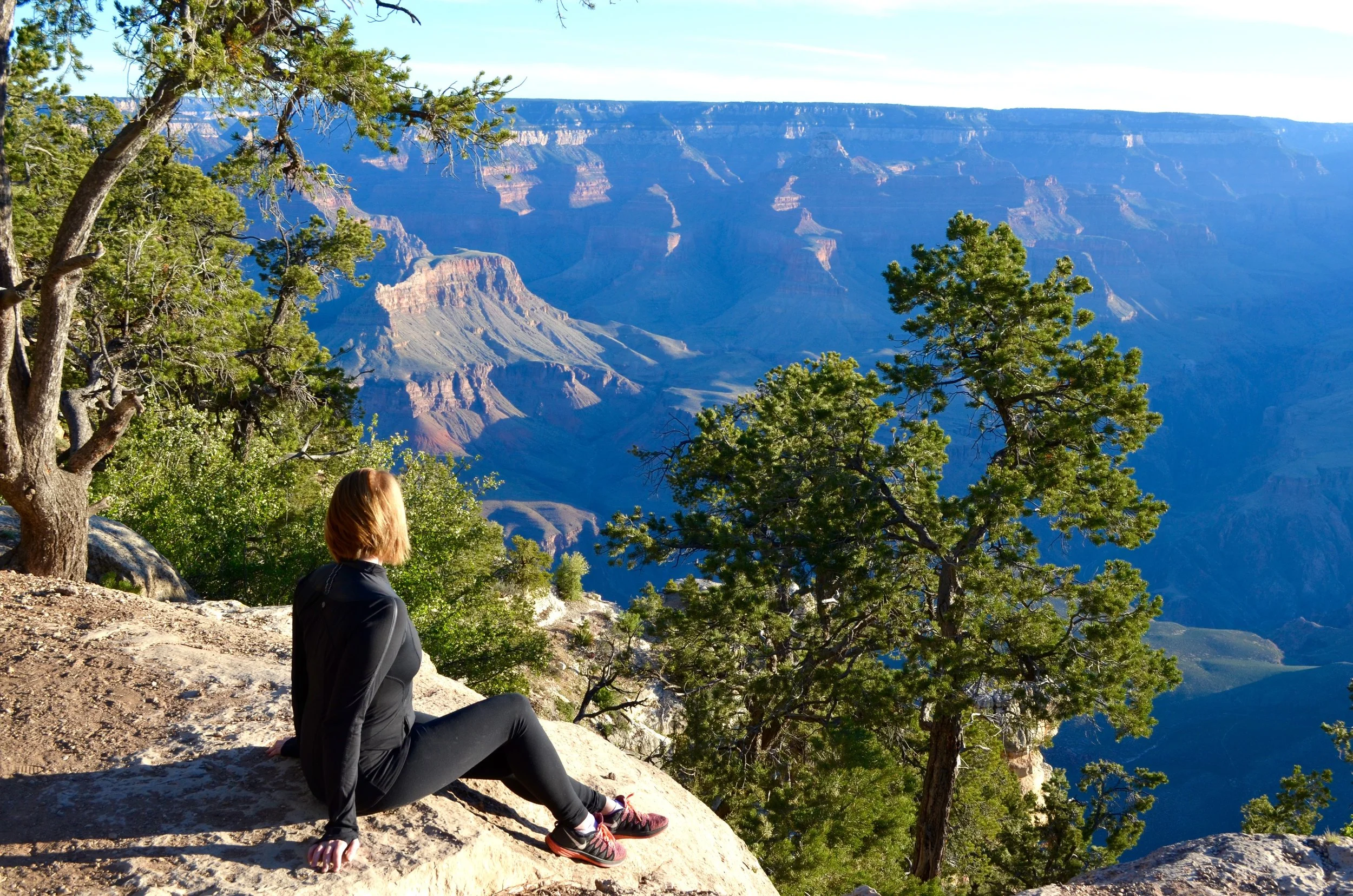 At the Grand Canyon in May, 2017