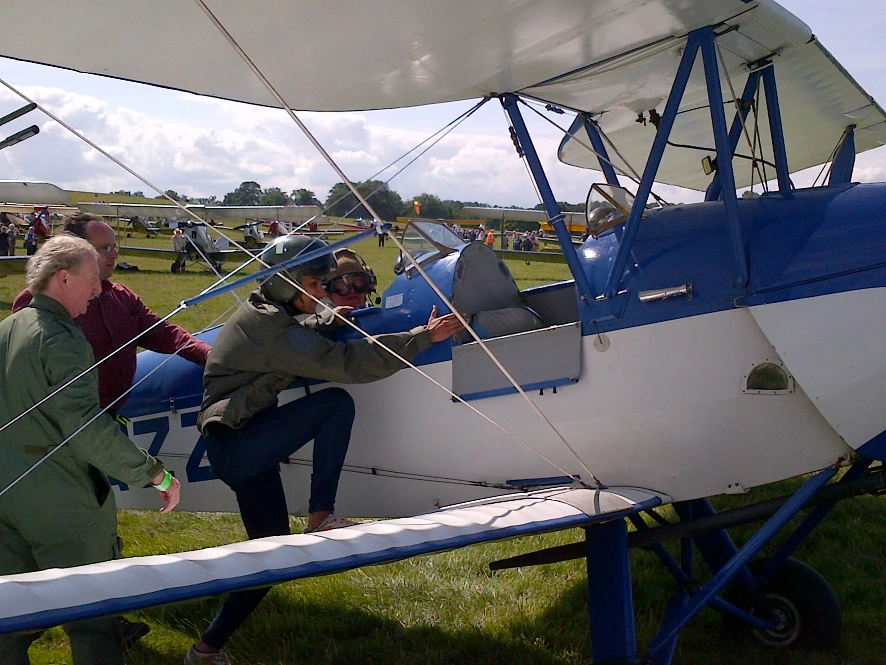 "When life offers you the chance to do aerobatics in a biplane, say yes." - Asher Jay
