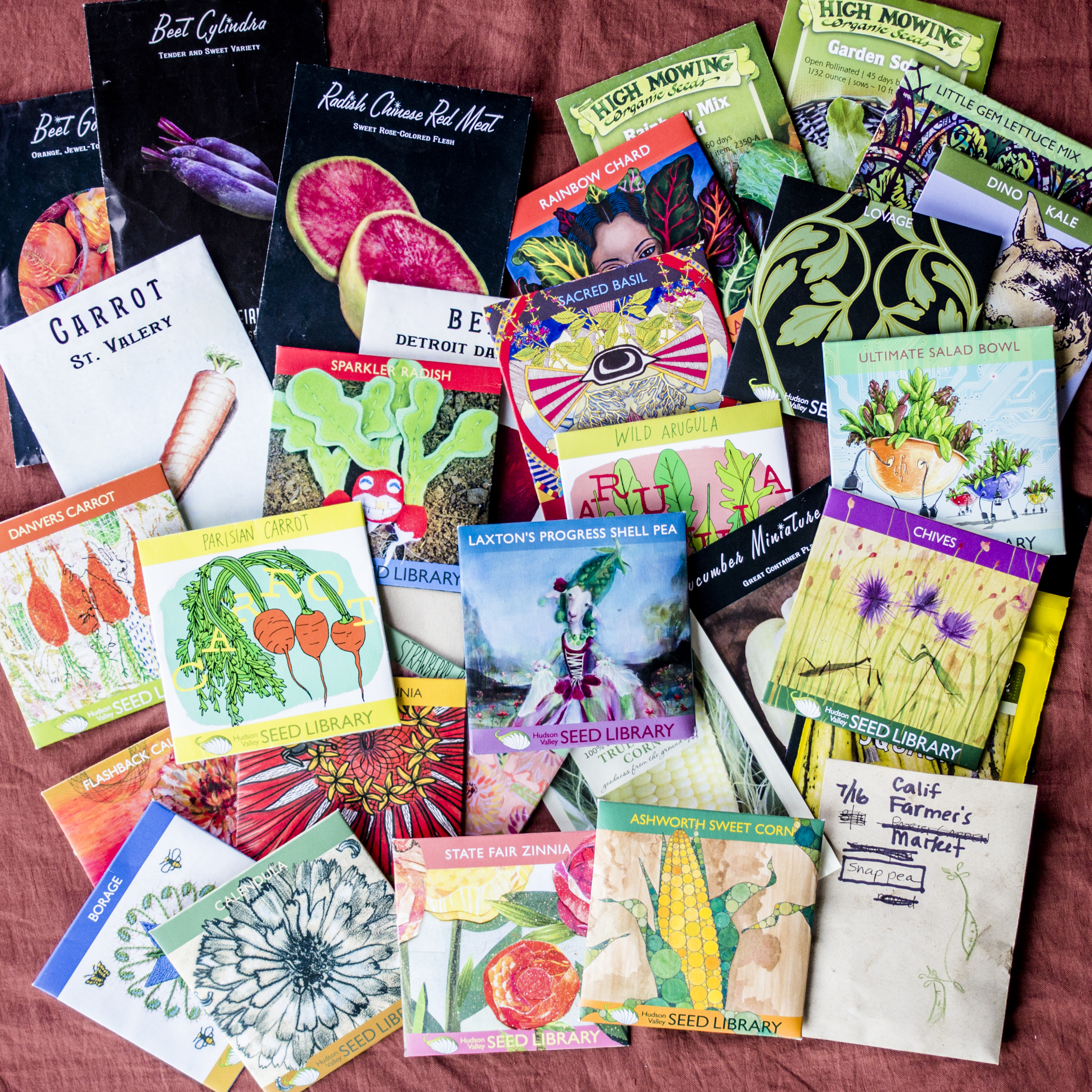 One of my favorite places to source seeds from is the Hudson Valley Seed Library