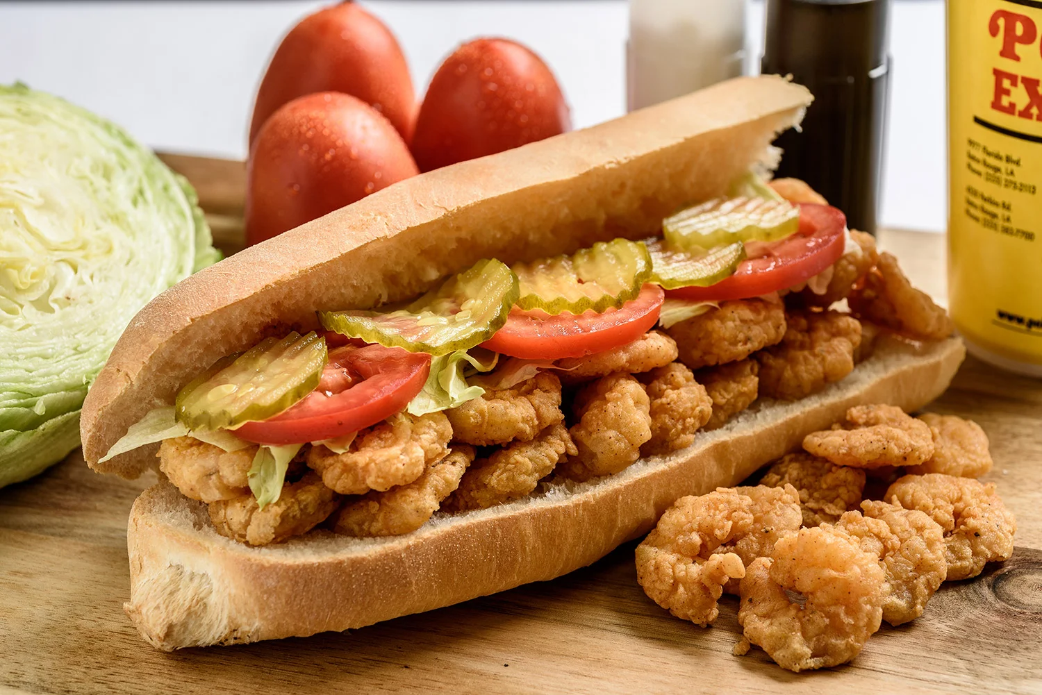 Shrimp po-boy