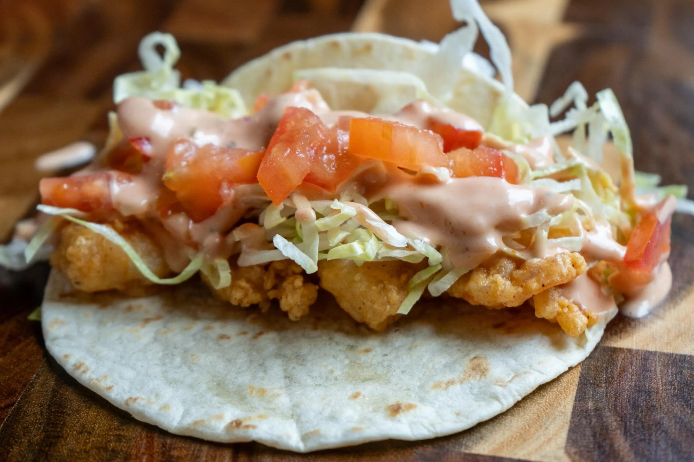 Shrimp taco goodness #tacos #poboyexpress